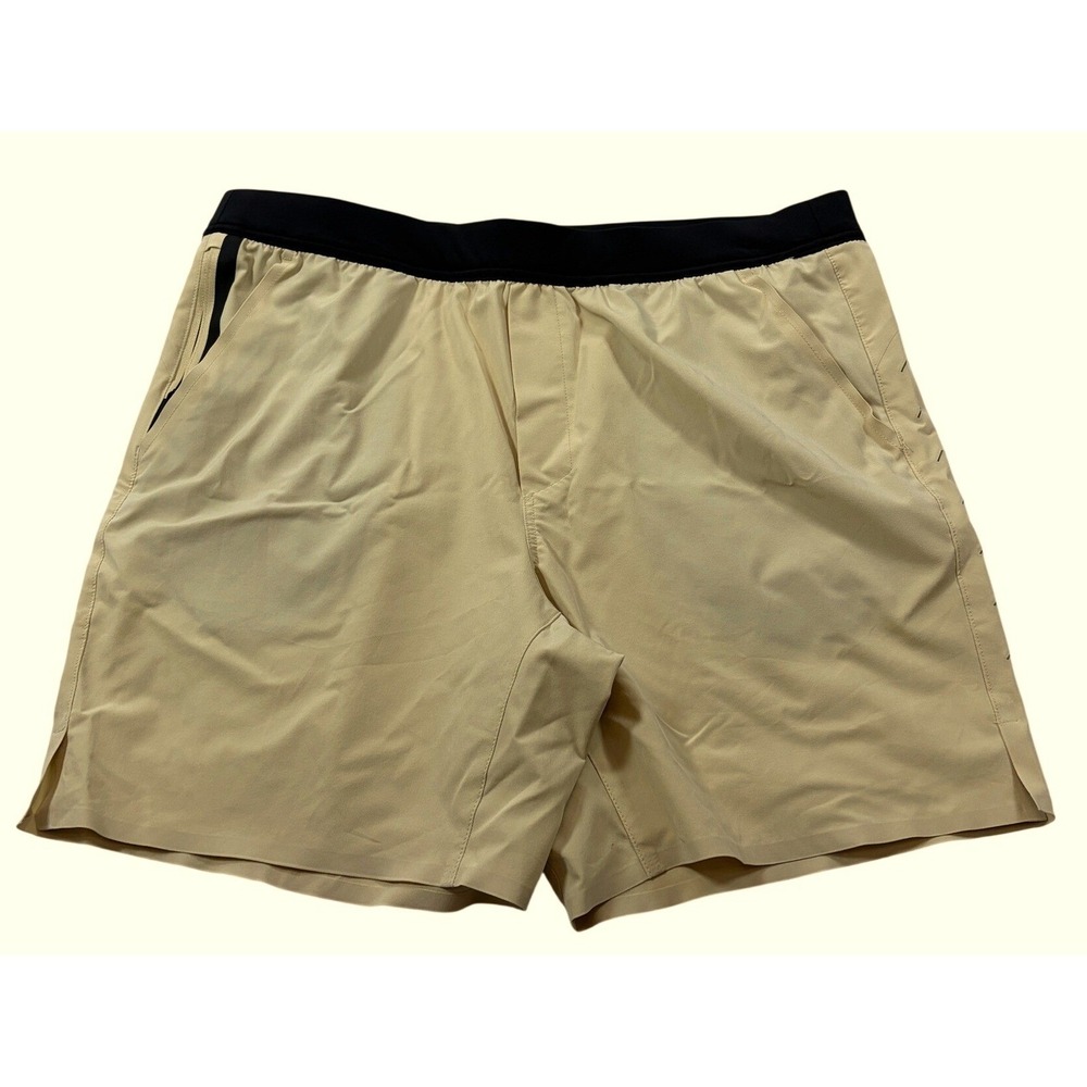 Ten Thousand The Interval Short Mens Medium Cream Training Shorts 7in Inseam